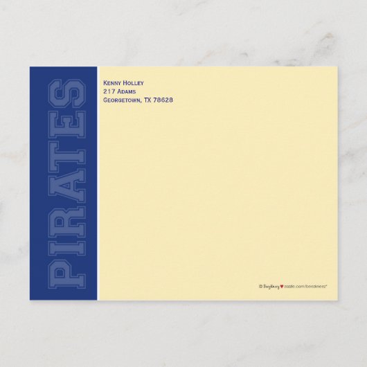 {Ken} Class Reunion Save-the-Date Aankondiging (Achterkant)