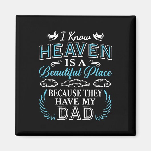 Ken de hemel vader in de hemel verdwenen vader cad magneet (Voorkant)