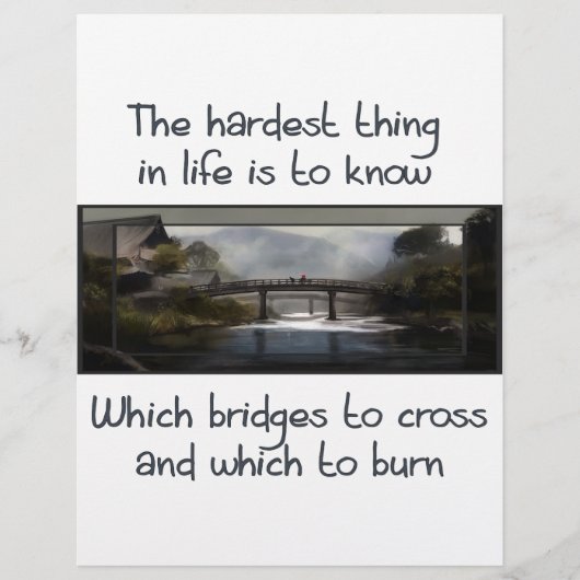 Ken de juiste brug flyer (Voorkant)