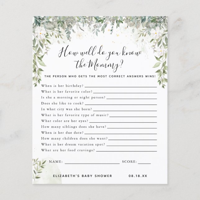 Ken de mama | BABY SHOWER (Voorkant)