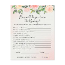 Ken de Moeders | Baby Shower Spel
