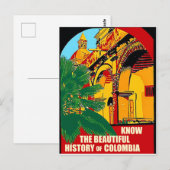 Ken de prachtige geschiedenis van Colombia, Briefkaart (Voorkant / Achterkant)