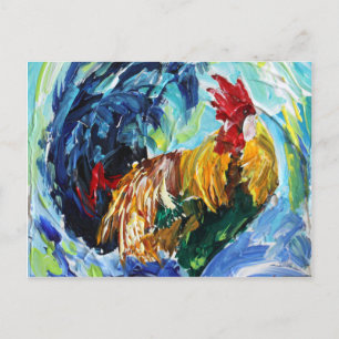 Ken de Rooster. Liefde kippen houden van deze spec Briefkaart
