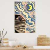 Ken Gage 1992 Moontrap Fine Art Poster (Keuken)