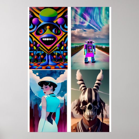 Ken Gage 4-in-1 Pop Art Series A Poster (Voorkant)