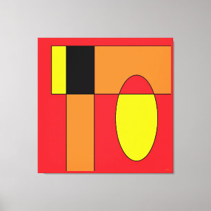 Ken Gage Ei-invader I Canvas Afdruk