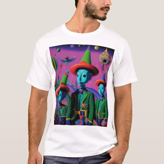 Ken Gage Fiesta Psychedelic T-shirt (Voorkant)