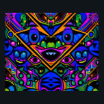 Ken Gage Graffiti Art Pop Drop Poster<br><div class="desc">"Graffiti Art Pop Drop" is een kleurrijk pop poster gebaseerd op echte street art stijlen uit de omgeving van Planet Earth. Surrealist Ken Gage fotografeert al tientallen jaren street art en heeft verschillende ontwerpconcepten voor dit werk versmolten.</div>