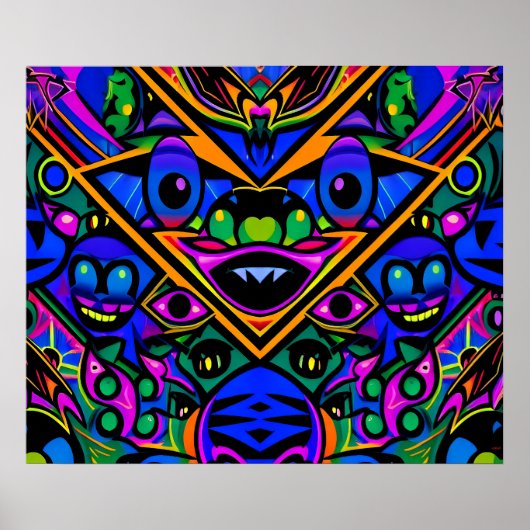 Ken Gage Graffiti Art Pop Drop Poster (Voorkant)