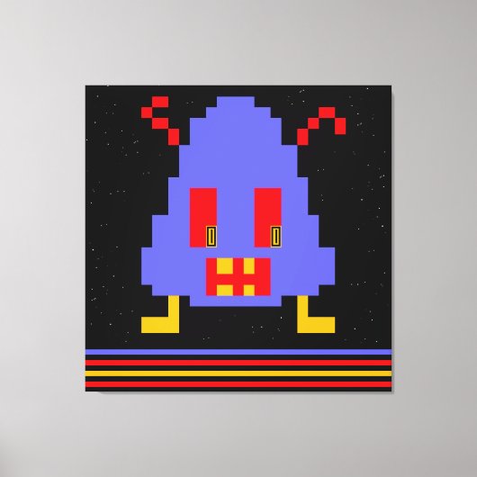 Ken Gage GROF Surrealist Dream Pop Arcade Canvas Afdruk (Voorkant)