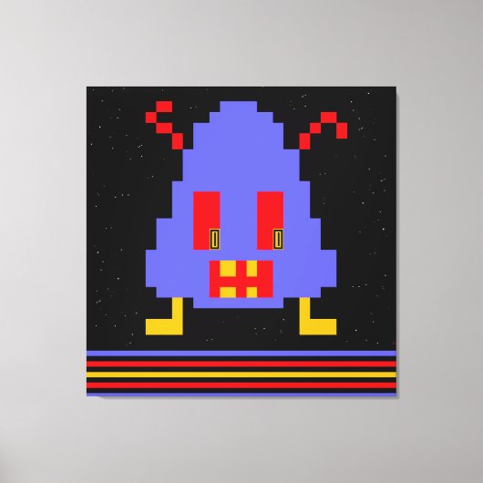 Ken Gage GROF Surrealist Dream Pop Arcade Canvas Afdruk (Voorkant)