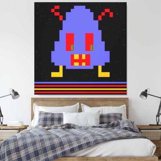 Ken Gage GROF Surrealist Dream Pop Arcade Canvas Afdruk (Insitu (Slaapkamer))