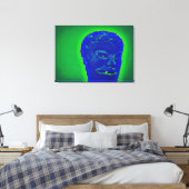 Ken Gage Lugo Opperste Pop Surrealisme Canvas Afdruk (Insitu (Slaapkamer))