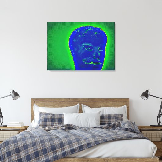 Ken Gage Lugo Opperste Pop Surrealisme Canvas Afdruk (Insitu (Slaapkamer))