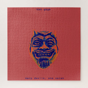Ken Gage many Devils, One Satan Puzzle Legpuzzel