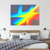 Ken Gage Nothiing Surrealist Abstracte Fine Art Canvas Afdruk (Insitu (Slaapkamer))