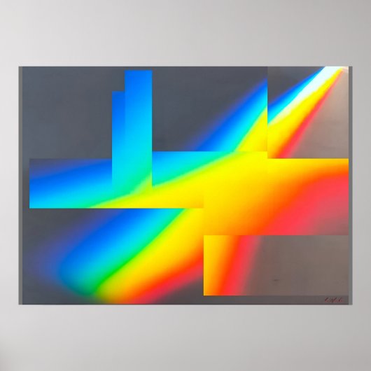 Ken Gage Nothiing Surrealist Abstracte Fine Art Poster (Voorkant)