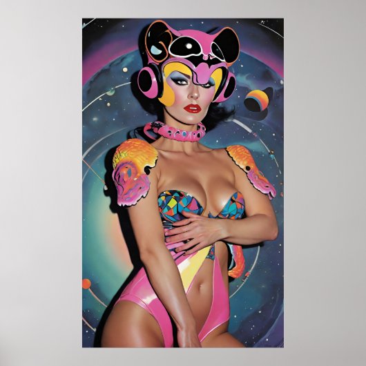 Ken Gage Oudejaarsavond Fembot 123123 Poster (Voorkant)