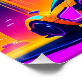 Ken Gage Raceway naar de Toekomst Perfect Poster (Hoek)