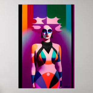 Ken Gage Rainbow's Gravity Pop Surrealisme Poster