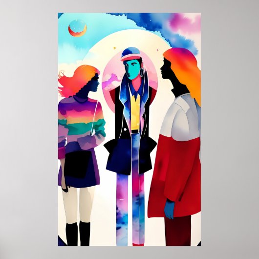 Ken Gage Supernova Muziekfestival Poster (Voorkant)