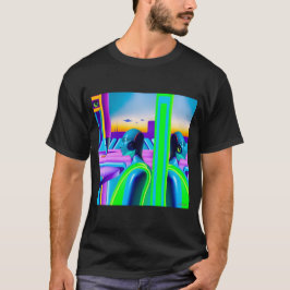 Ken Gage Toekomstig Spectrum Sci-Fi T-shirt