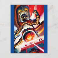 Ken Gage Vuur de Laser Kanonnen Retro Art