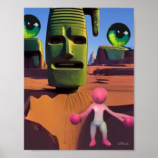 Ken Gage Womboing Around in de Wilder-Bliss Poster (Voorkant)