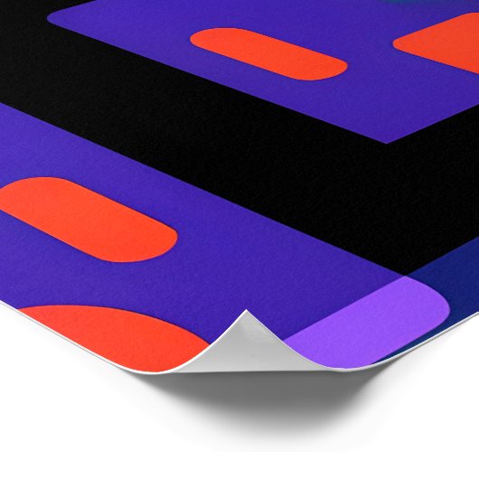 Ken Gauge Fractolumineering Abstract Ontwerp Poster (Hoek)