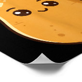 Ken geen aardappel grappige aardappel cartoon voed poster (Hoek)