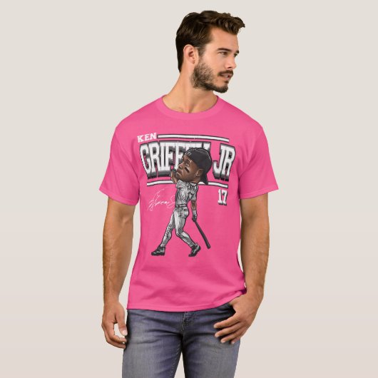 Ken Griffey Jr. Chicago W Cartoon Legend T-shirt (Voorkant volledig)