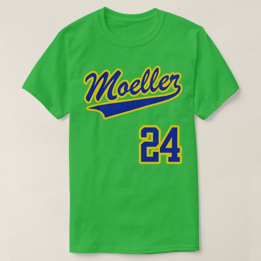Ken Griffey Jr MOELLER Jersey Front Back Print T-shirt (Design voorkant)