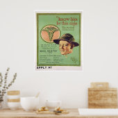 Ken hem door dit teken poster (Keuken)