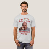 Ken het allemaal humoristische T-shirt (Voorkant volledig)