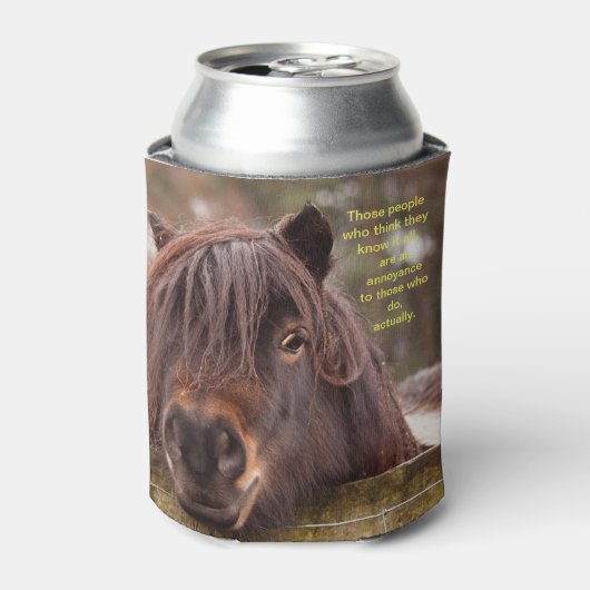 ken het allemaal Shetland Blikjeskoeler (Blikje Voorkant)