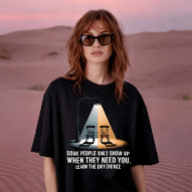 Ken het verschil Quote T-shirt voor geestelijke ge