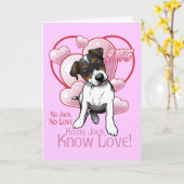 Ken het Wenskaart van de Liefde Kaart (Gele Bloem)