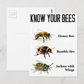 Ken je bijen briefkaart (Voorkant / Achterkant)