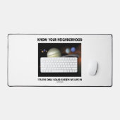 Ken je buurt Het is het enige zonnestelsel Bureaumat (Keyboard & Muis)