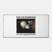 Ken je buurt Het is het enige zonnestelsel Bureaumat (Voorkant)