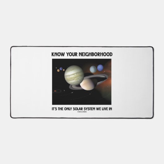 Ken je buurt Het is het enige zonnestelsel Bureaumat (Voorkant)