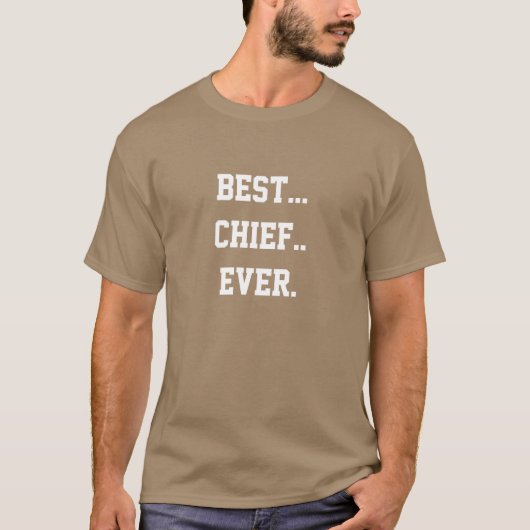 Ken je de beste marinechef ooit? Brandweerhoofd? T-shirt (Voorkant)