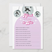 Ken je de bruid Vrijgezellenfeest spel Kaart (Voorkant)