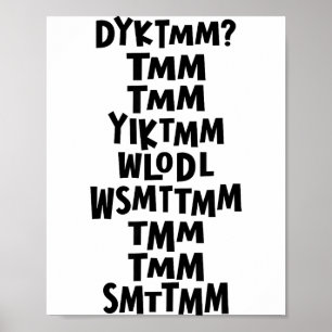 Ken Je De Muffin Man Dyktmm Nostalgie Grappig Poster