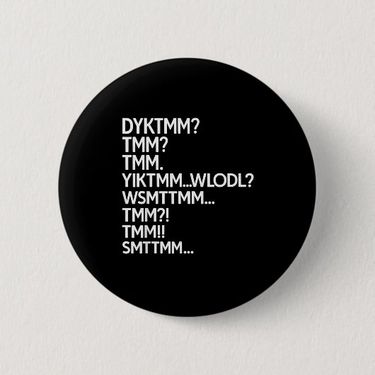 Ken je de muffin man meme dyktmm afkorting ronde button 5,7 cm (Voorkant)