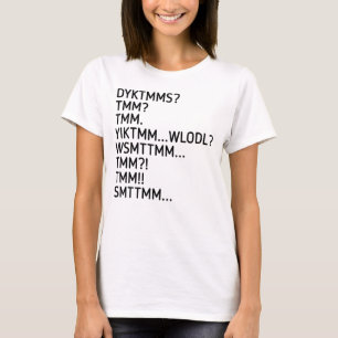 Ken je de Muffin Man-shirt, DYKTMM, muffin m T-shirt