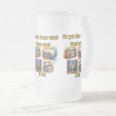 Ken je deze dingen? Ik wel! – Retro Matglas Bierpul (Voorkant rechts)