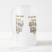Ken je deze dingen? Ik wel! – Retro Matglas Bierpul (Voorkant links)