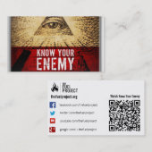 Ken je E-nemy kaarten Contactkaartje (Voorkant / Achterkant)