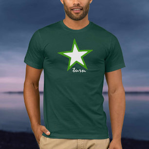 Ken je een Star Draai? Grote ster op een T-shirt